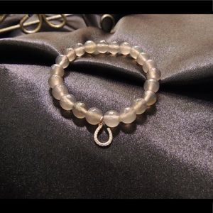 Natural naked agate bracelet